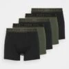 Pier One 5 PACK - Panties - Black/khaki -Pier One Verkaufsgeschäft 00955010cec94d048deaec05ec199c27 1