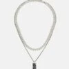 Pier One 2 PACK - Halskette - Silver-coloured -Pier One Verkaufsgeschäft 10f41ce0c1944510a6e66259a8f1d8af