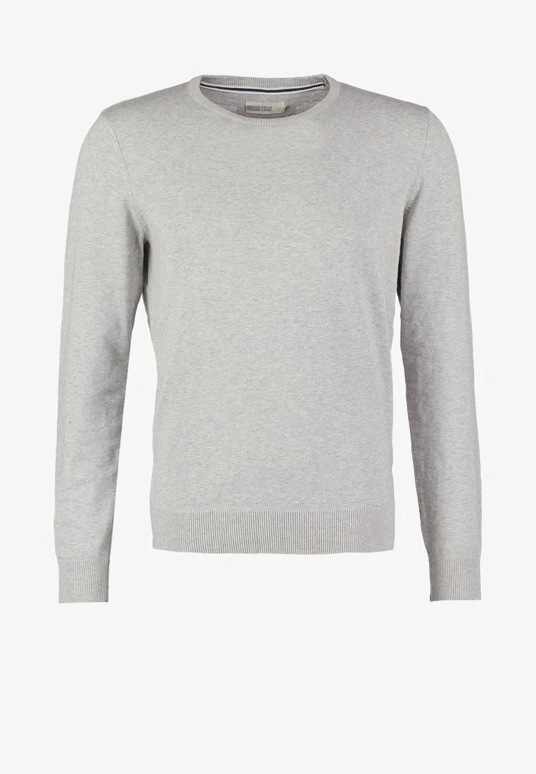 Pier One BASIC CREWNECK - Strickpullover - Light Grey 7 Pier One BASIC CREWNECK - Strickpullover - Light Grey - Image 5