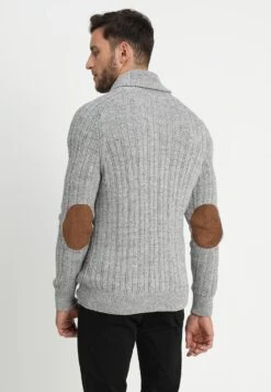 Pier One Strickjacke - Mottled Dark Grey -Pier One Verkaufsgeschäft 3374bc5b15c34532a3a61fa1517a3ccc