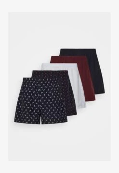 Pier One 5 PACK - Boxershorts - Dark Blue/bordeaux/ Blue -Pier One Verkaufsgeschäft 3422d9ed8c4f49da9db171652d2bfcfc
