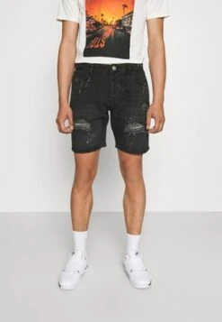 Pier One Jeans Shorts - Black -Pier One Verkaufsgeschäft 3474d06408c547fb9002d106ff6e7a57