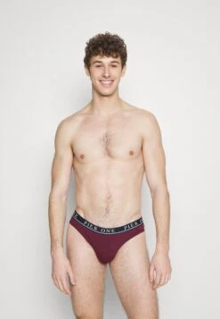 Pier One BRANDED WAISTBAND BRIEFS 3 PACK - Slip - Dark Blue /green/bordeaux -Pier One Verkaufsgeschäft 3bf4517ea3b5408a9a622d206f05beec