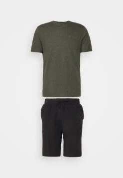 Pier One Nachtwäsche Set - Black/khaki -Pier One Verkaufsgeschäft 4344377384bd49f0bb9aec4cd044c479