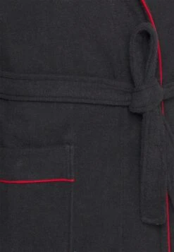 Pier One Bademantel - Black/red -Pier One Verkaufsgeschäft 5ec180ec9059472bac869a3b516d20a1