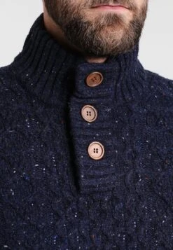 Pier One Strickpullover - Mottled Dark Blue -Pier One Verkaufsgeschäft 631cbb62508c46569e8feda189914126