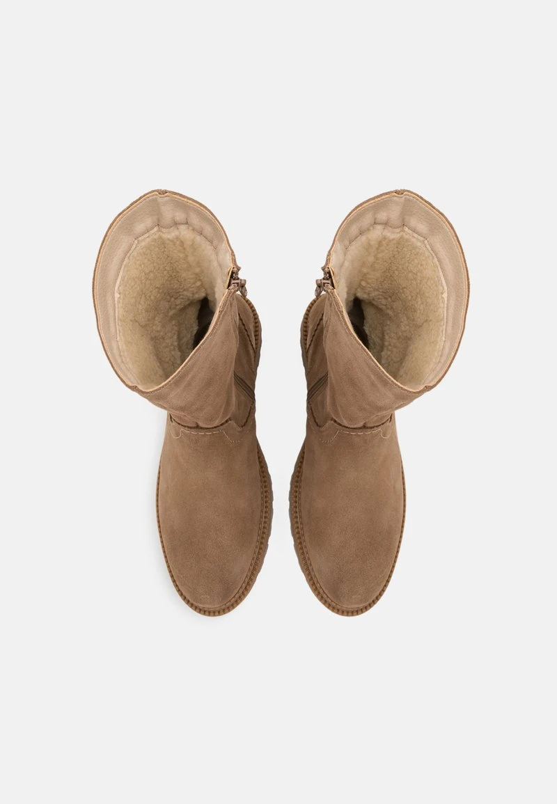 Pier One LEATHER WINTER BOOT - Stiefel - Taupe 7 Pier One LEATHER WINTER BOOT - Stiefel - Taupe - Image 6