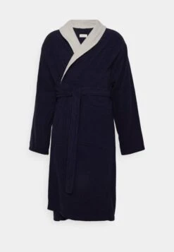 Pier One SHAWL TOWEL BATHROBE - Bademantel - Dark Blue -Pier One Verkaufsgeschäft 67f610d064e84b5daaa9a12f82d45b4b
