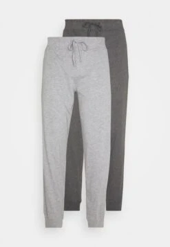 Pier One 2 PACK - Nachtwäsche Hose - Mottled Dark Grey/mottled Grey -Pier One Verkaufsgeschäft 7438e3af94d84f41a7e5cef68ab55737