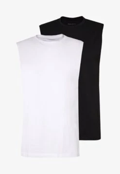Pier One 2 PACK - Top - White/black -Pier One Verkaufsgeschäft 746ca57ae5d64a839e14f2b3a322ccb3