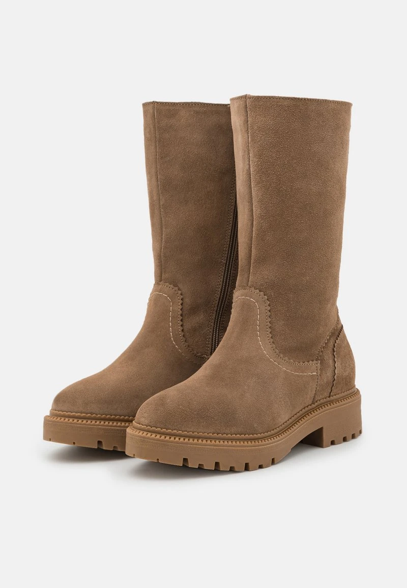 Pier One LEATHER WINTER BOOT - Stiefel - Taupe 4 Pier One LEATHER WINTER BOOT - Stiefel - Taupe - Image 3