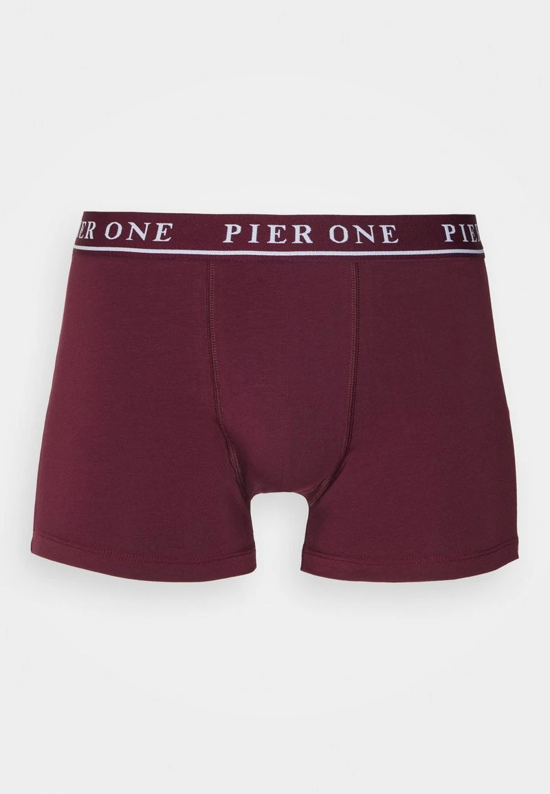Pier One 5 PACK - Panties - Bordeaux/mottled Grey 4 Pier One 5 PACK - Panties - Bordeaux/mottled Grey - Image 2