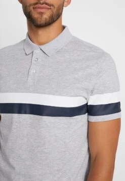 Pier One Poloshirt - Mottled Light Grey -Pier One Verkaufsgeschäft 96cabf54fa42483eaa7d44be20422bc8
