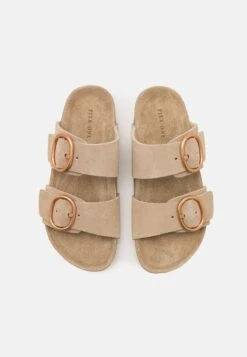 Pier One LEATHER - Pantolette Flach - Beige -Pier One Verkaufsgeschäft 9b43ae7f6ea84e8787fe1a5129e1ca00