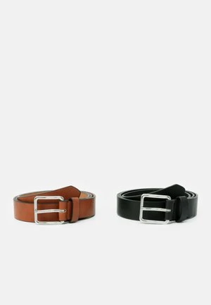 Pier One 2 PACK UNISEX - Gürtel - Black/cognac 8 Pier One 2 PACK UNISEX - Gürtel - Black/cognac - Image 6
