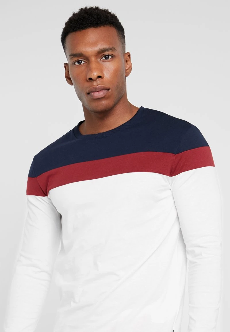 Pier One Langarmshirt - Offwhite/dark Blue 7 Pier One Langarmshirt - Offwhite/dark Blue - Image 5