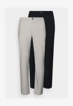 Pier One 2 PACK - Stoffhose - Mottled Light Grey/black -Pier One Verkaufsgeschäft bf5cfc6785a64bee84d2f35fab7c6ae4 1