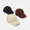Pier One UNISEX 3 PACK - Cap - Black/dark Brown/beige -Pier One Verkaufsgeschäft c2733f675ca44ebd8c1145369473dacc