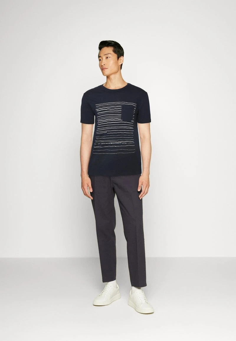 Pier One T-Shirt Print - Dark Blue 4 Pier One T-Shirt Print - Dark Blue - Image 2