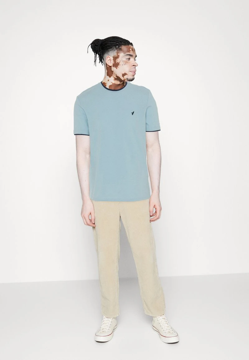 Pier One T-Shirt Basic - Light Blue 4 Pier One T-Shirt Basic - Light Blue - Image 2