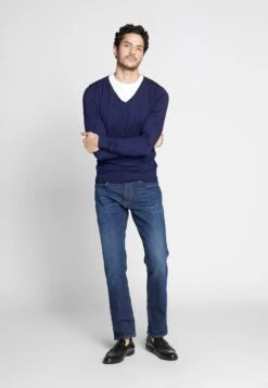 Pier One 4 PACK - T-Shirt Basic - Black/white/blue -Pier One Verkaufsgeschäft d4a00152e448437a88ecae7271a6d961 1