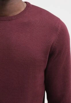 Pier One BASIC CREWNECK - Strickpullover - Bordeaux -Pier One Verkaufsgeschäft d715837f4bae40fc8cff240ff173ecfa