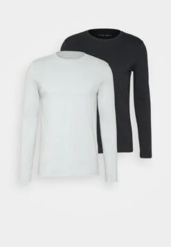 Pier One 2 PACK - Langarmshirt - Light Blue/dark Blue -Pier One Verkaufsgeschäft dc80738cde5f4337a9bcdc73cf9d8dc9