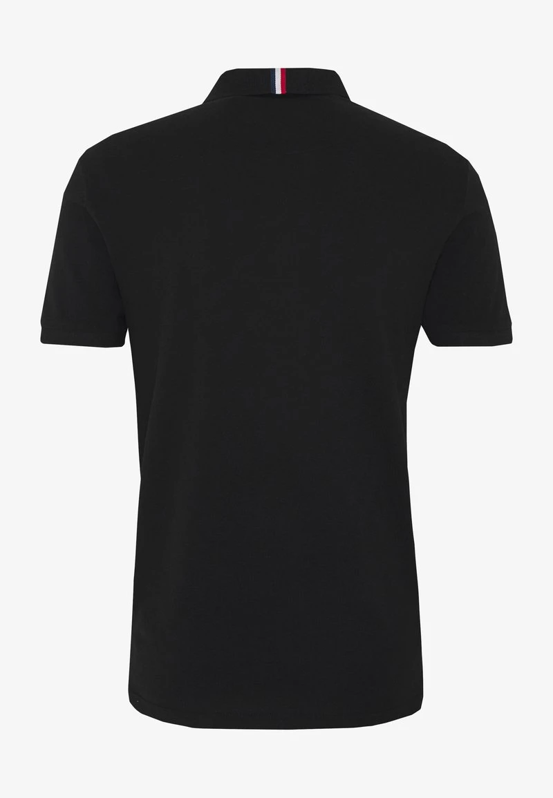 Pier One TRICOLORE TRIM POLO - Poloshirt - Black 4 Pier One TRICOLORE TRIM POLO - Poloshirt - Black - Image 2