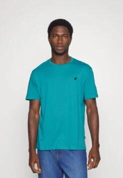 Pier One 5 PACK - T-Shirt Basic - White/blue/stone -Pier One Verkaufsgeschäft ebd1d163bd364d90959dd05491c0f095