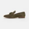 Pier One LEATHER - Slipper - Green -Pier One Verkaufsgeschäft f0acf39d5390471aac302c573f5defcd