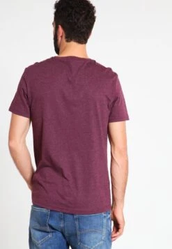 Pier One T-Shirt Basic - Bordeaux Melange -Pier One Verkaufsgeschäft ffd7bb5710514686b94257423824e5e6